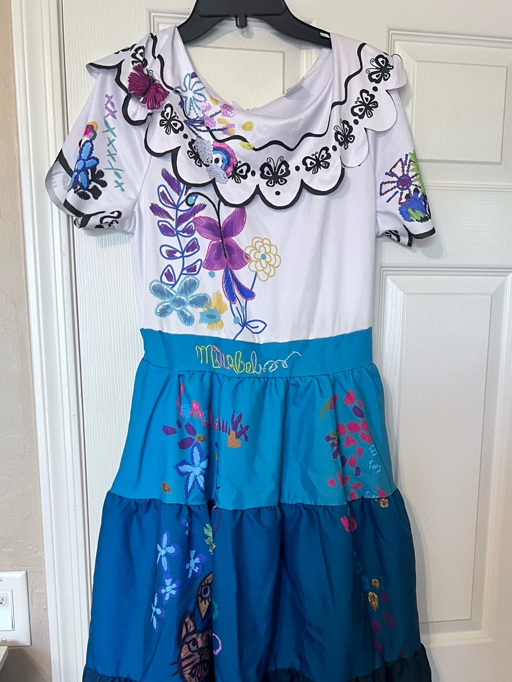 Disney Encanto Mirabel Costume Dress with sling bag and green glasses included